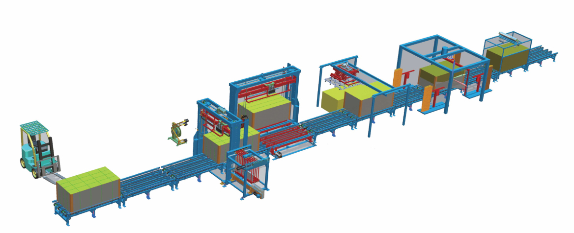 wood based automatic package line