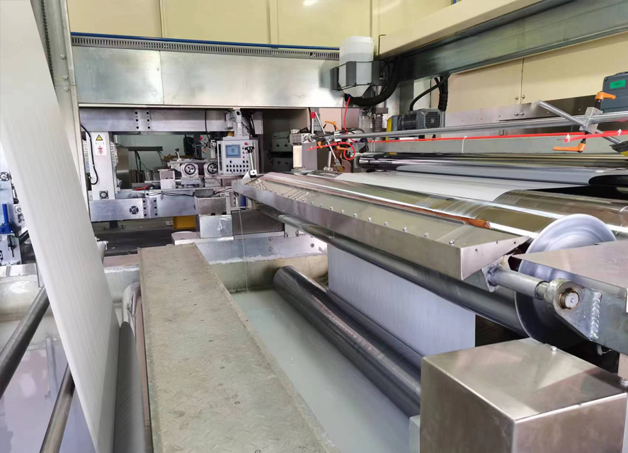 paper impregnation line