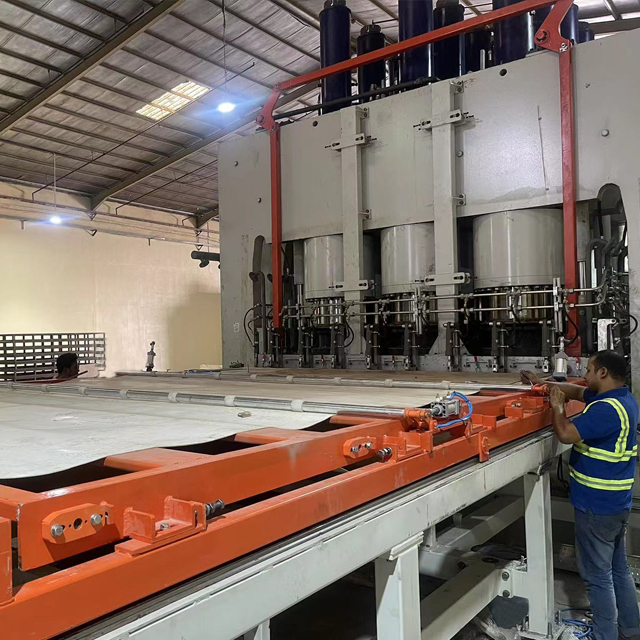 Automatic Single HPL Layer Hot Press Line